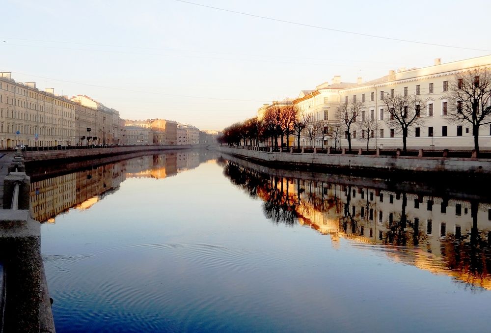 Раннее утро. р. Фонтанка.