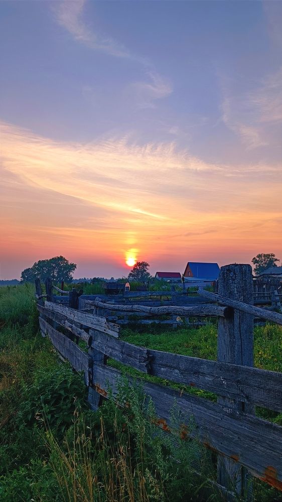 Деревенские закаты