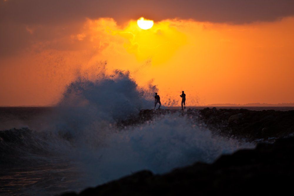 Сэлфи на линии прибоя