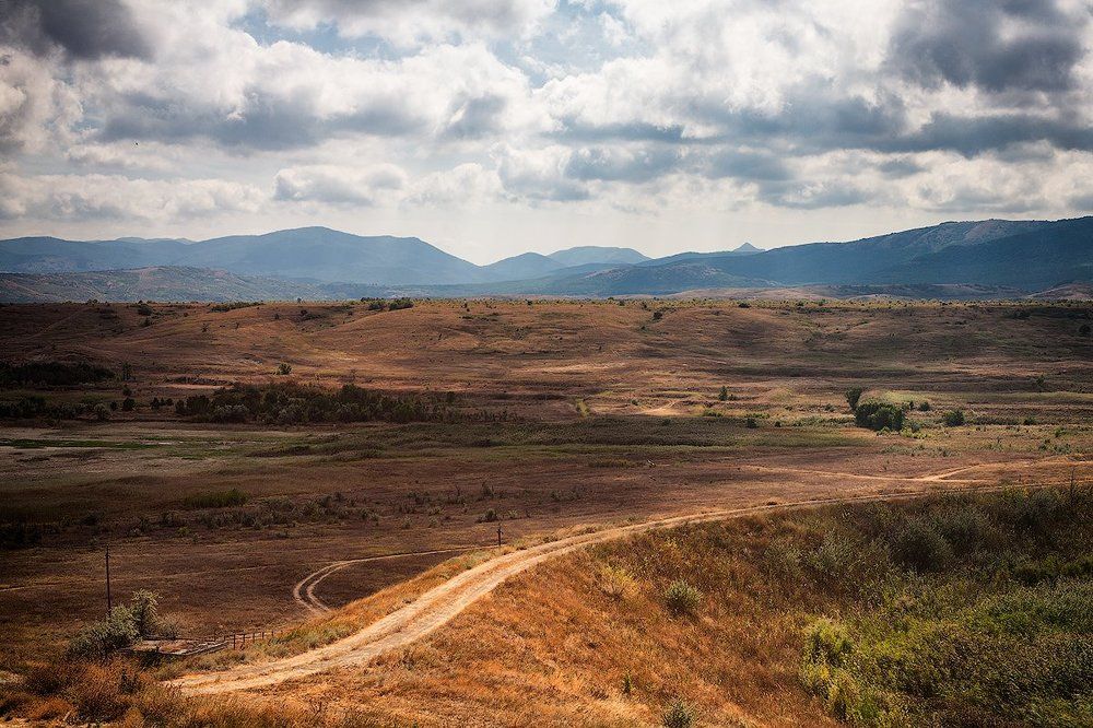 Рыжий пейзаж Крыма