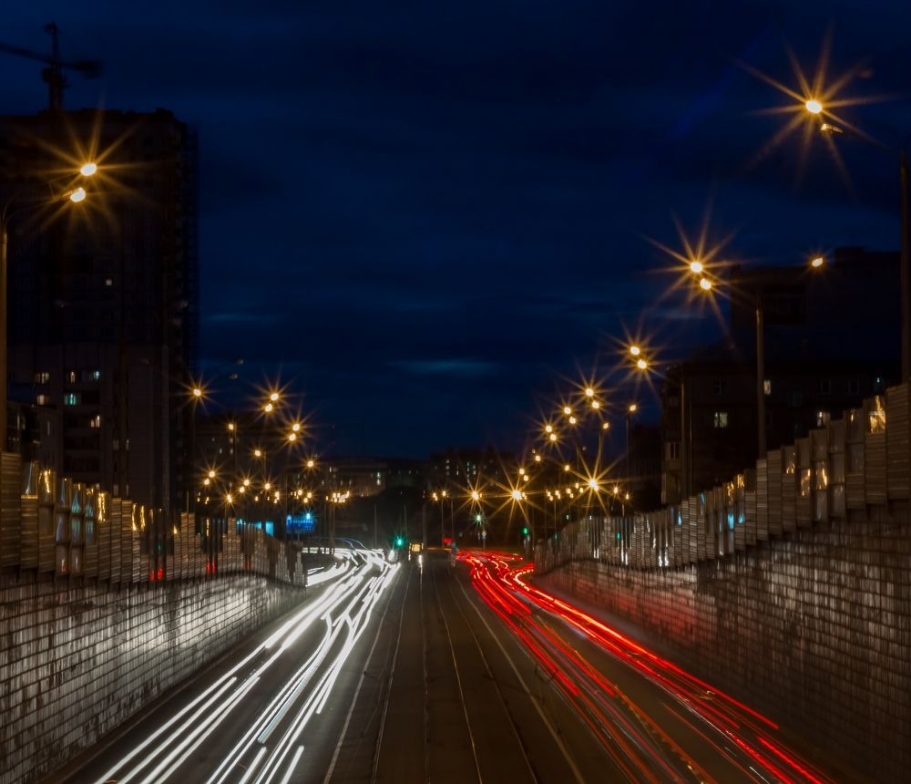 вечерний город