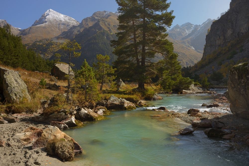 Утро в горах