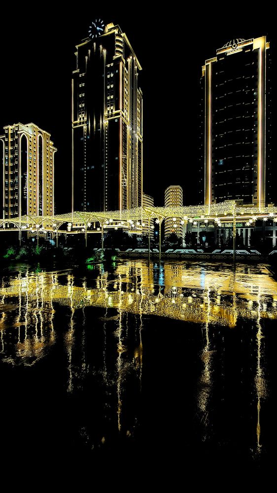 Огни ночного города