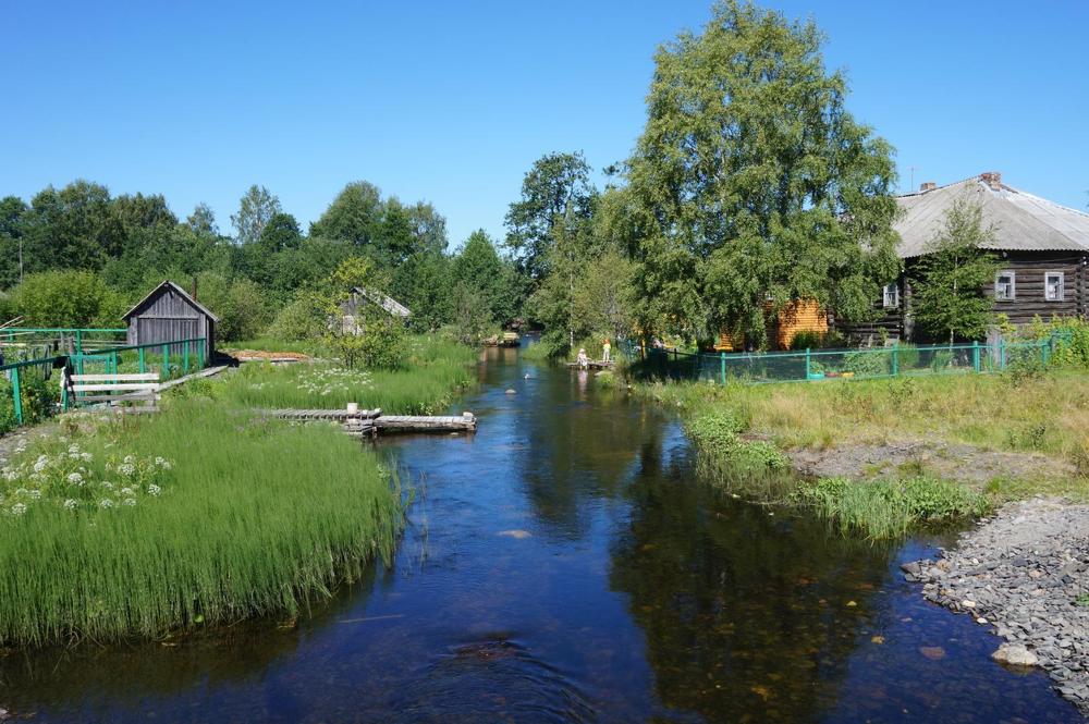 тихий деревенский уголок