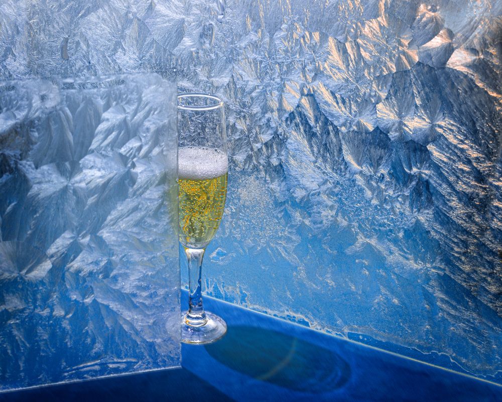 Бокальчик шампанского к ужину...