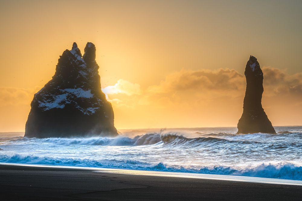 Sunrise on Reynisfjara