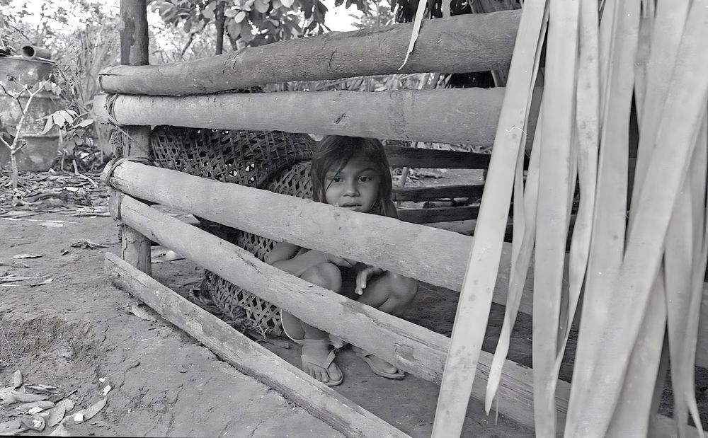 Curious little girl.