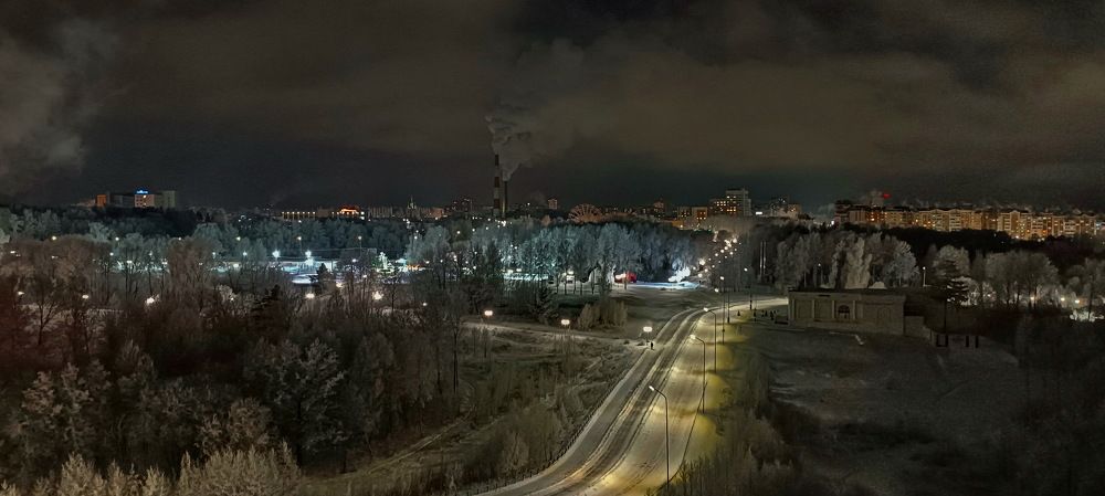 Ночь над городом.