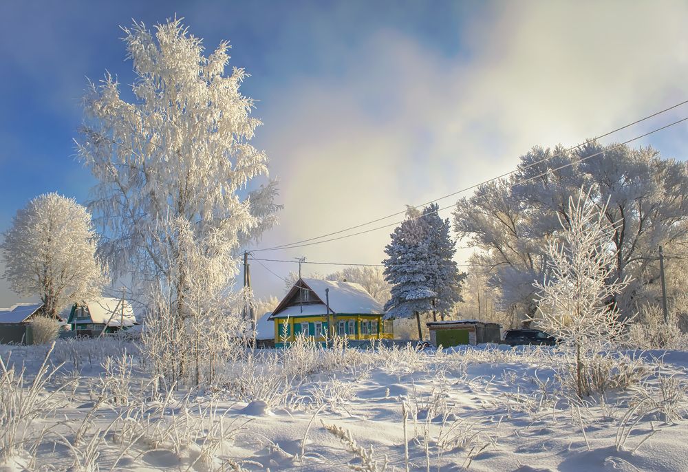 Морозная тишина.