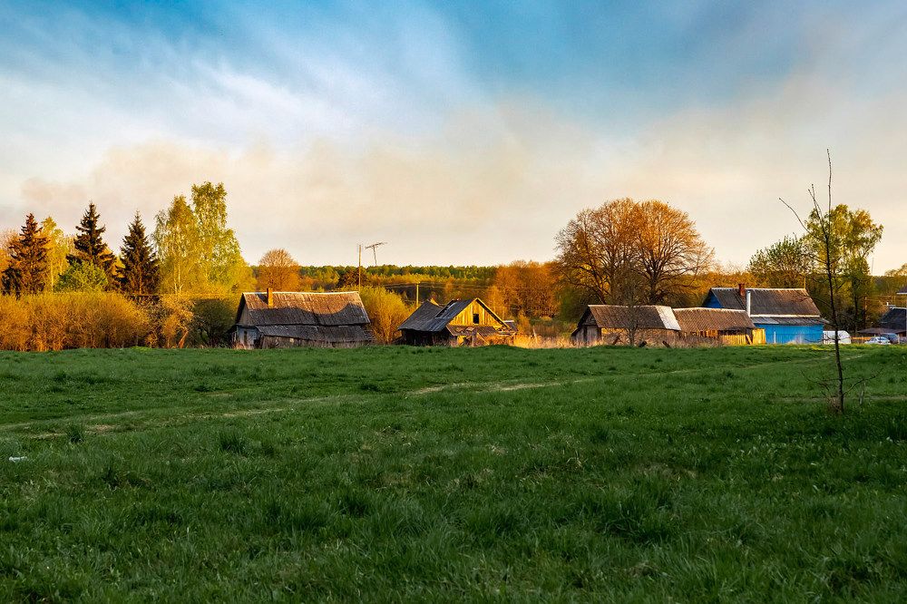 Вечер в деревне