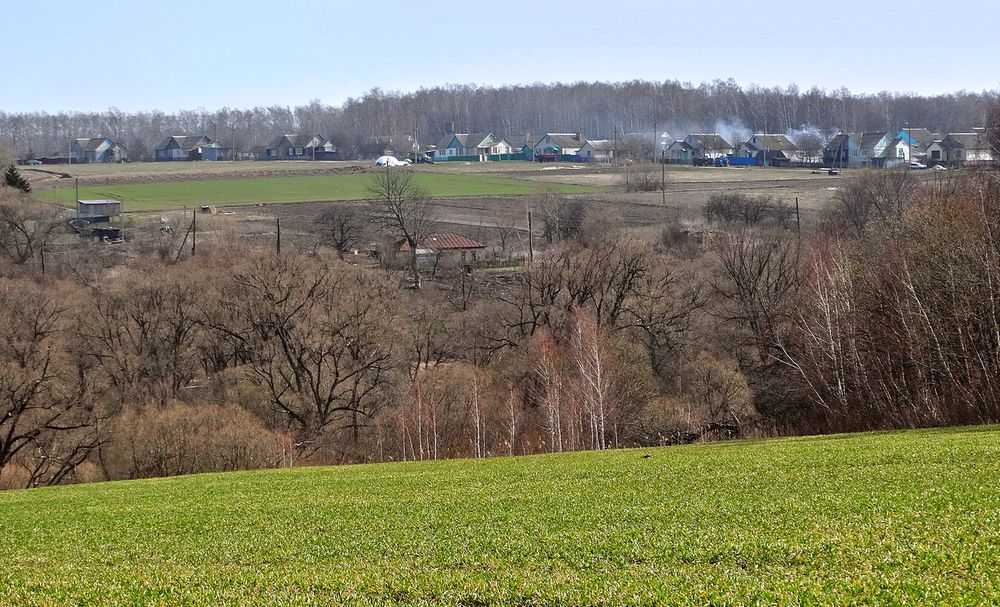 Весна в деревне