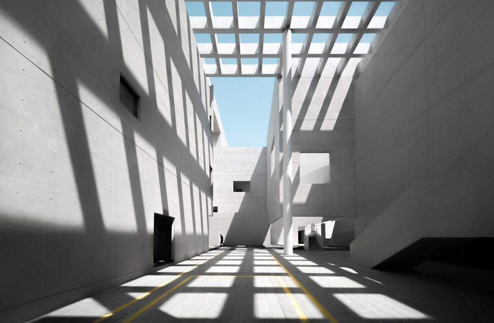 walking under the light