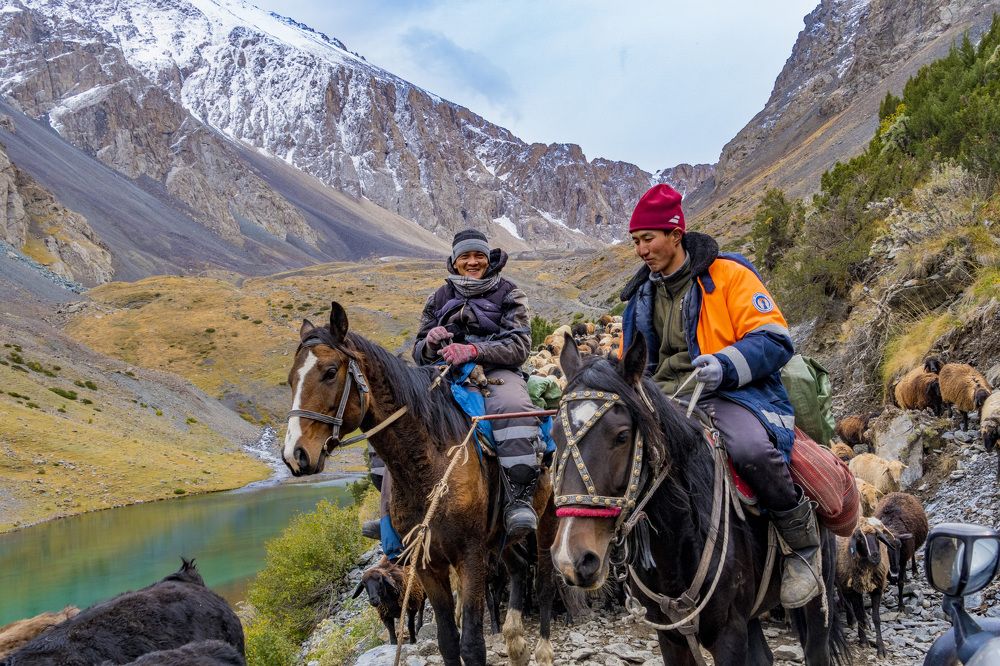 Встреча на горной дороге.