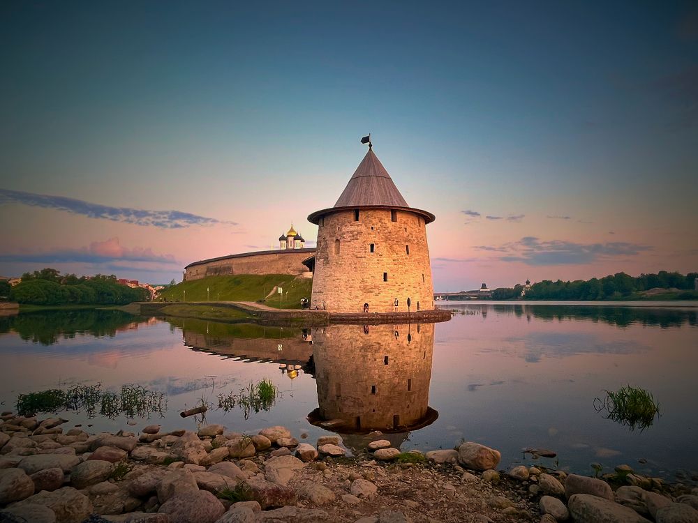 The Ploskaya Tower of the Pskov Kremlin