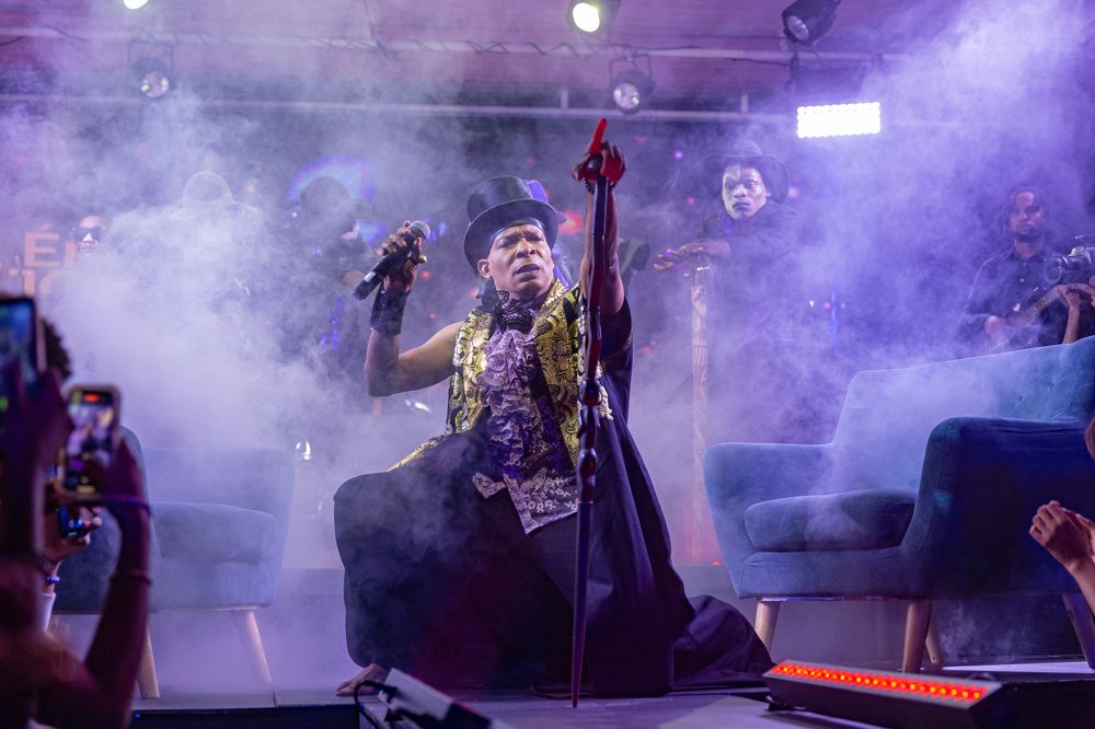 Erol Josué is a voodoo priest, singer, dancer, educator.