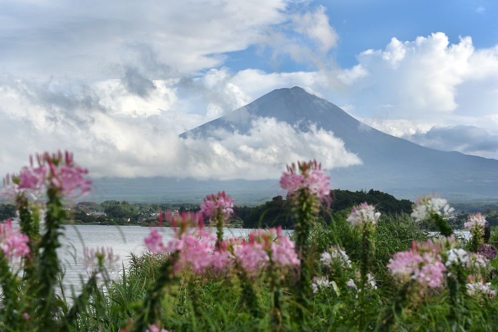 View of Mount Fuji...