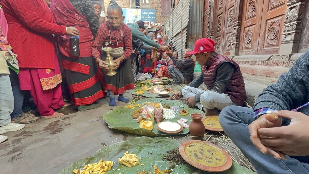The Indigenous ceremony