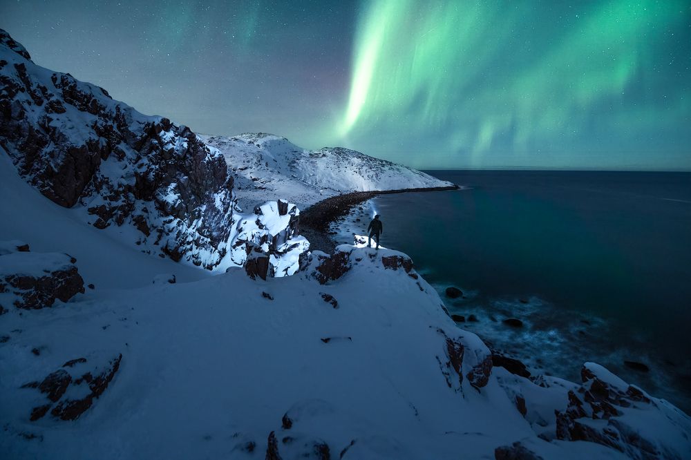 Fireworks at the edge of world