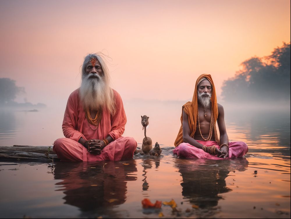 Ganges River Meditation