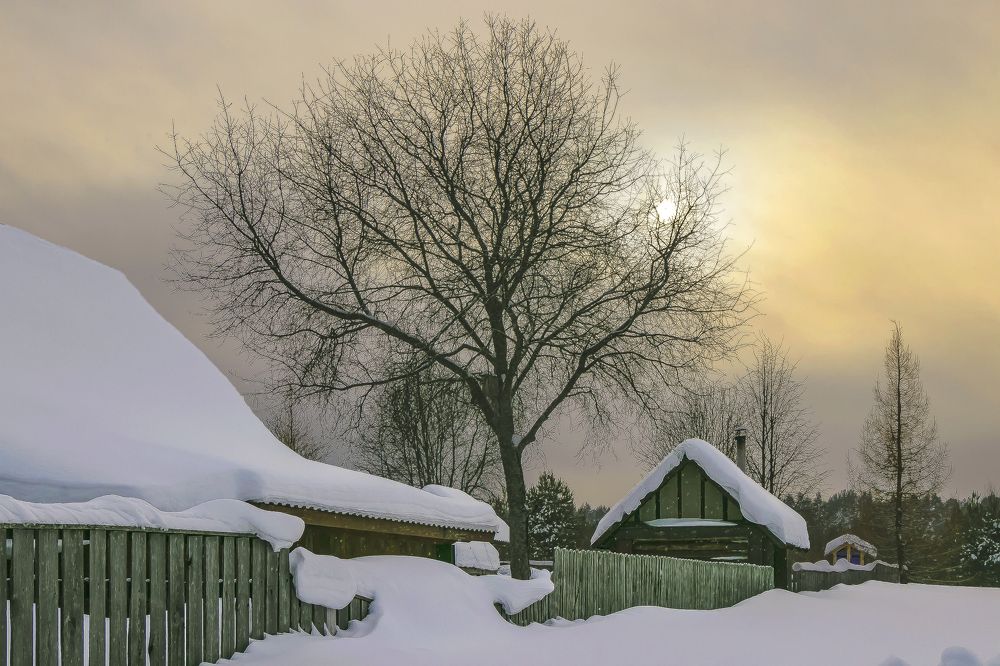 В деревне Тайник