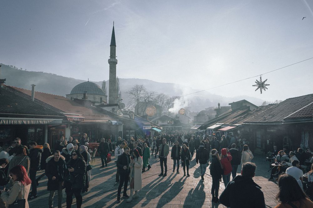 Through the Fog and Crowds of Sarajevo