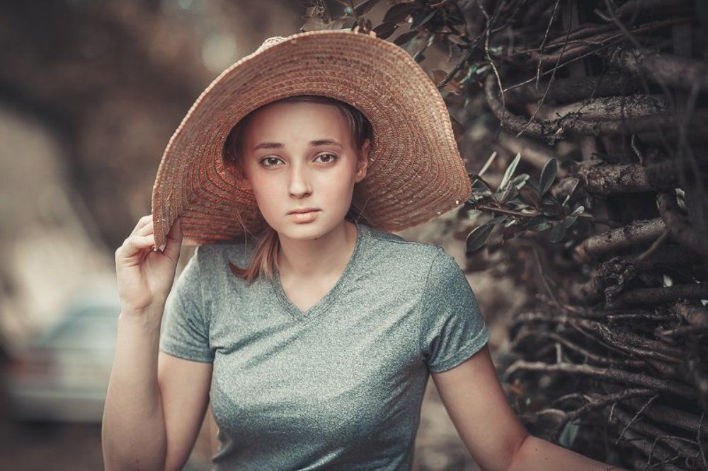 Соломенная шляпка