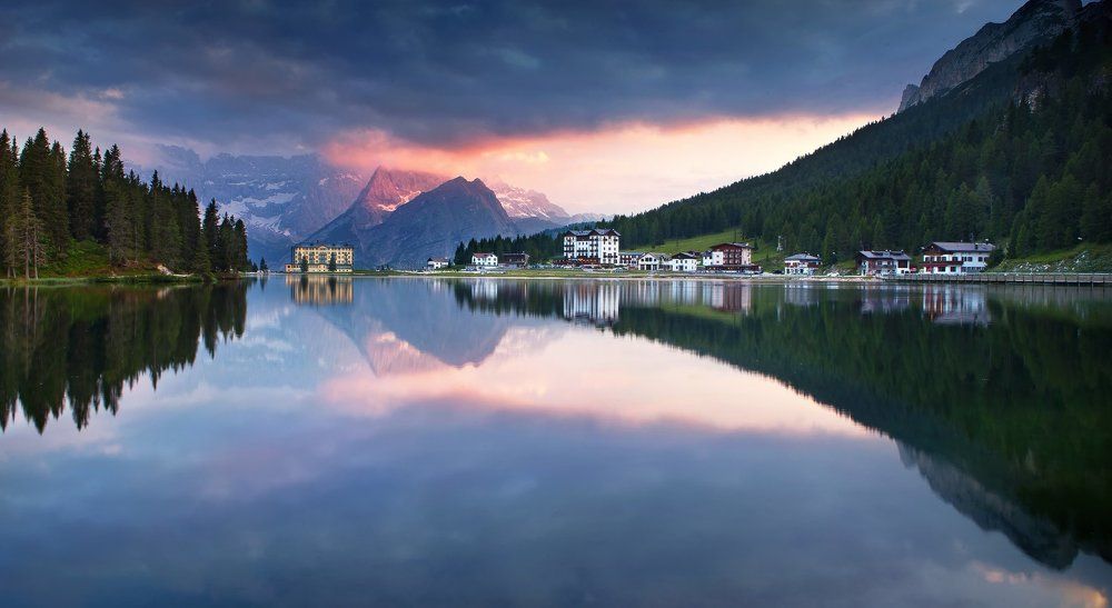 Альпийский мотив озера Мизурино