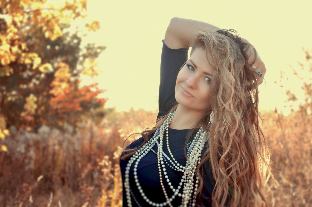 яркая осень