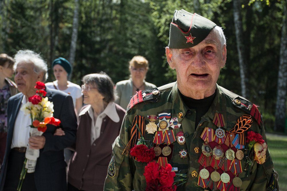 Ветеран. Новосибирск 9 мая 2015