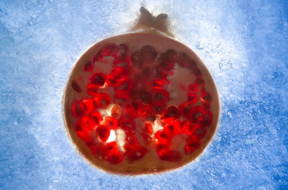 гранат во льду