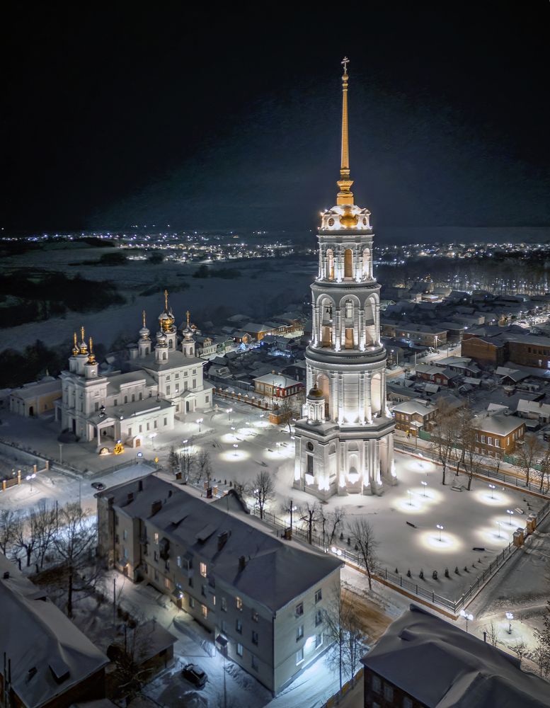 Вечерняя зимнее Шуя