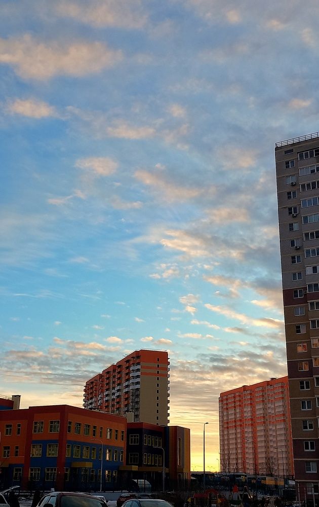 Зимние, заснеженные улицы