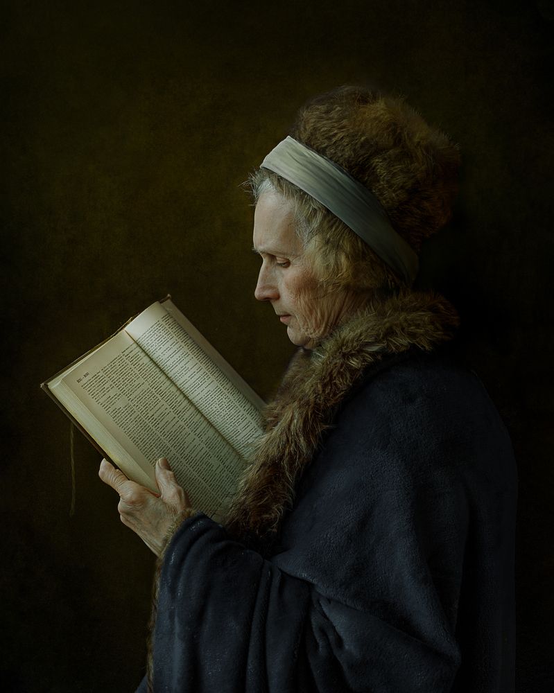 Фотография мамы в голландском стиле