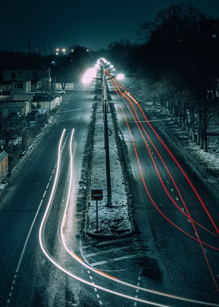 Вечерний Армавир. long exposure