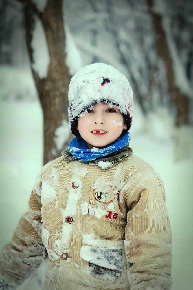 Дети зимой