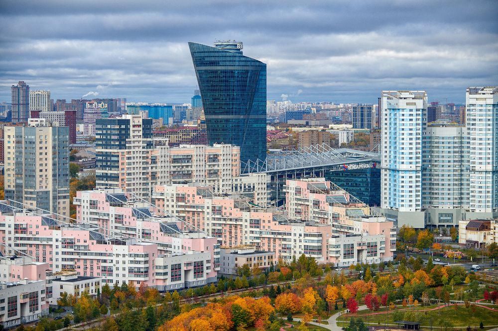 Осень в городе(вид сверху)