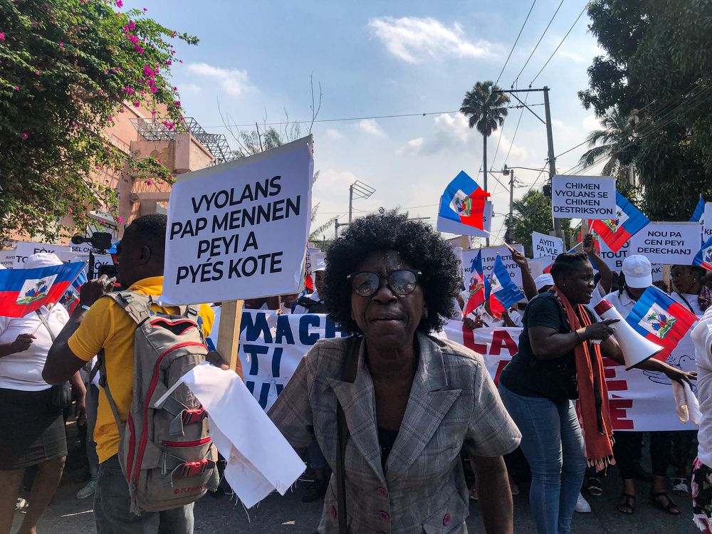 Non à la violence, le cri d’une femme haïtienne