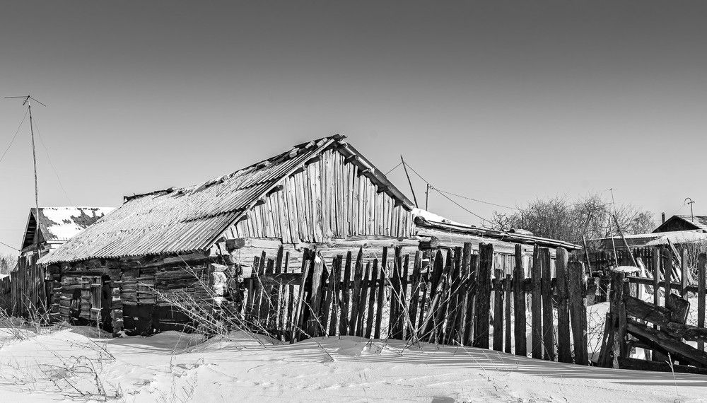 Заброшенный амбар.