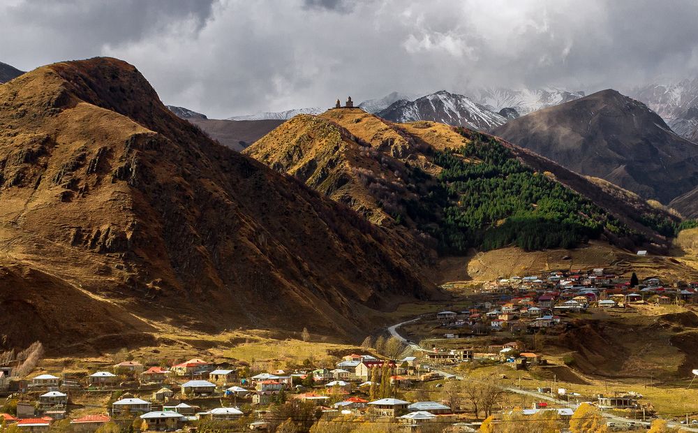 Село Гергети. Грузия.