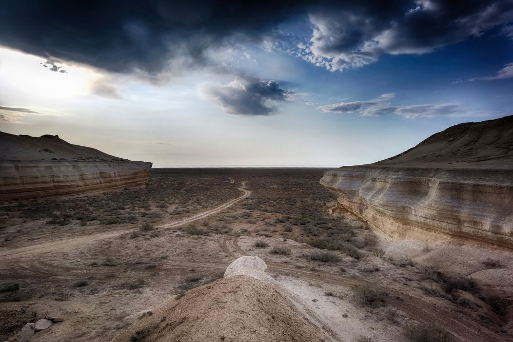 Aralkum desert - images of disaster and beauty