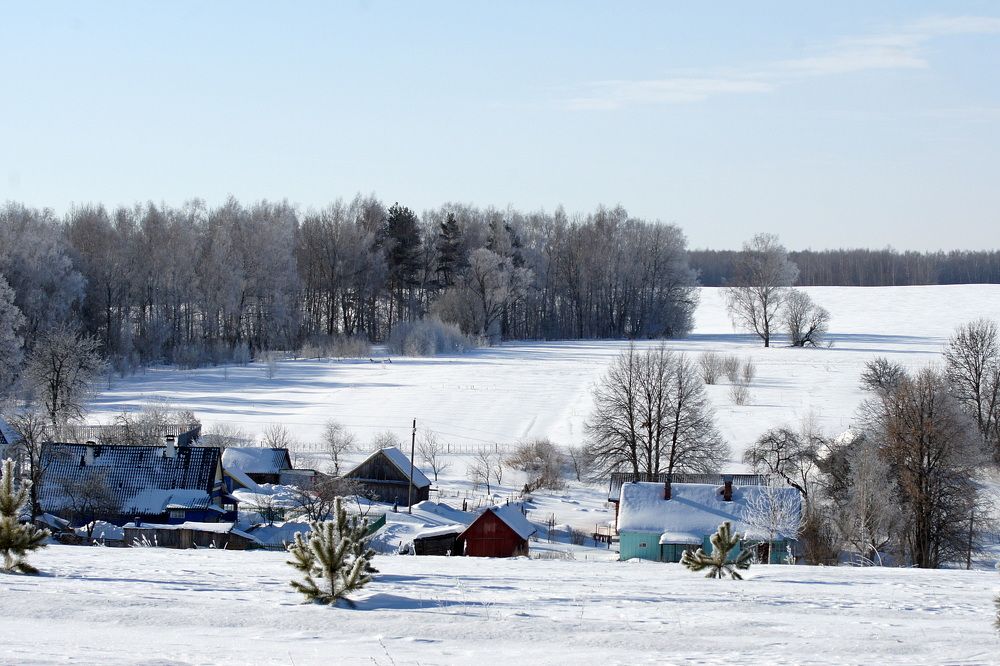 Зима в деревне