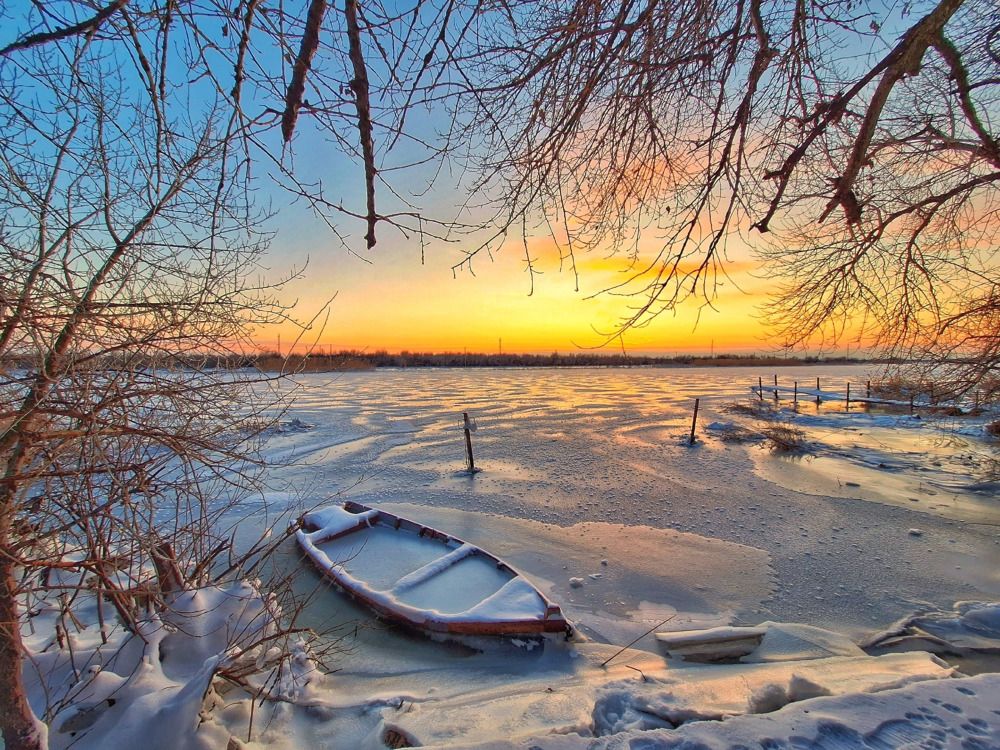 Зимний вечер.