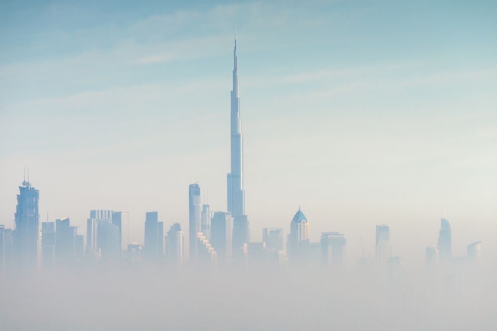 Утро в Дубае