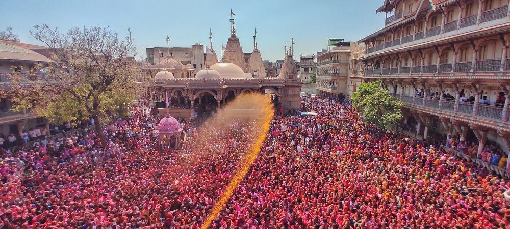 Holi Festival celebration In India
