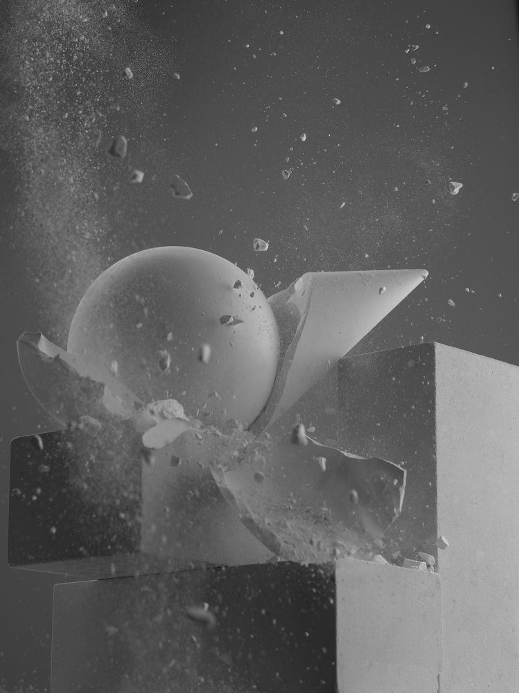 Movement of plaster figures