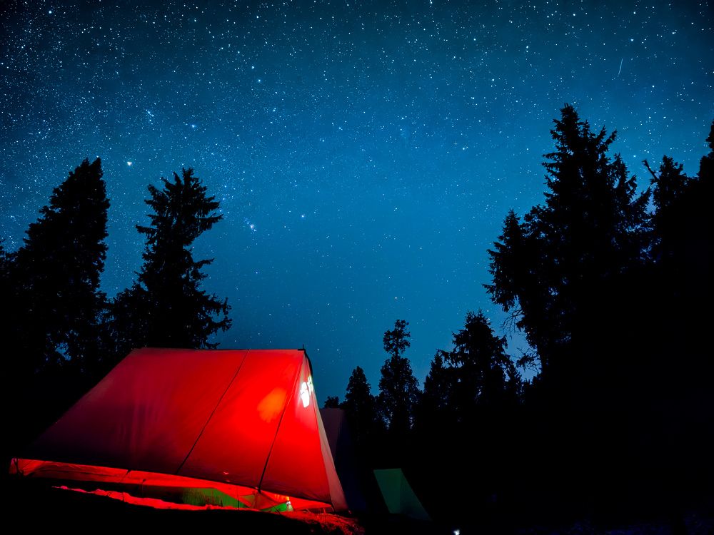 Camping under Stars