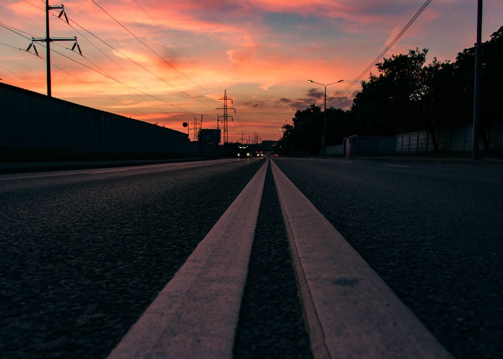 Дорога в закат.