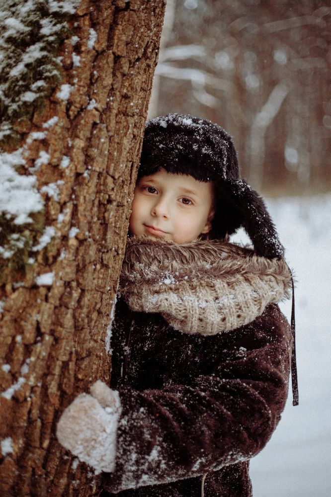 В зимнем лесу