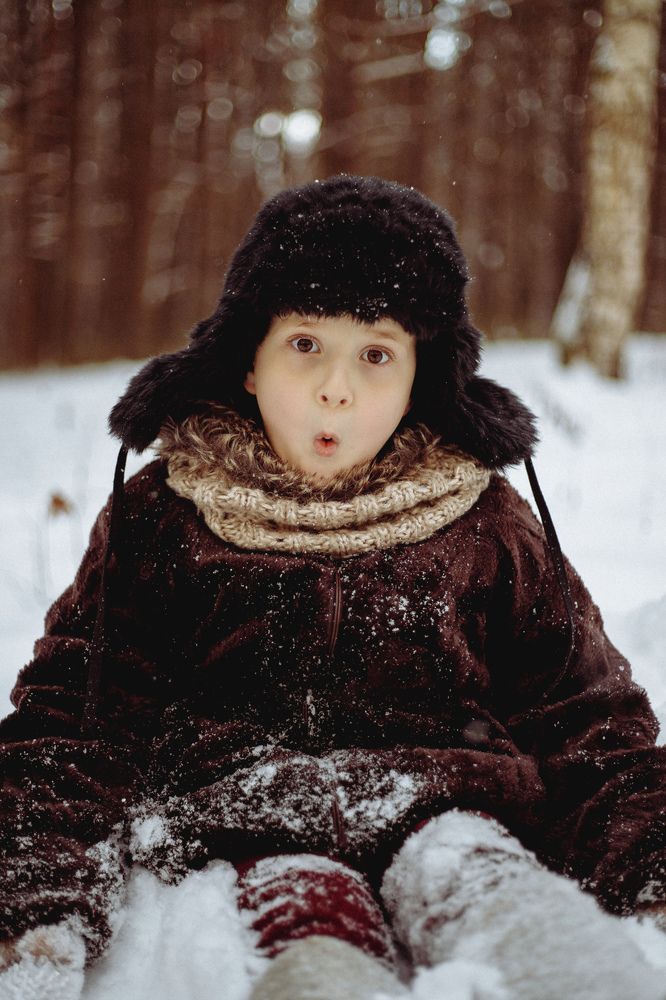 В зимнем лесу