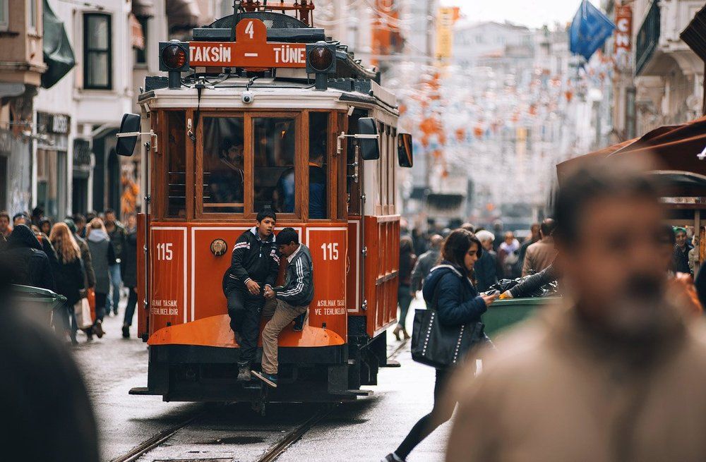 На улица Стамбула